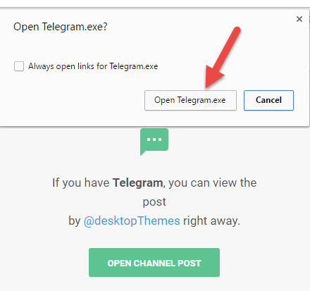 نحوه عوض کردن قالب Telegram بر روی Desktop
