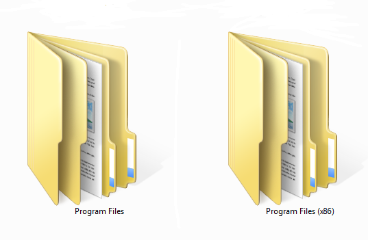تفاوت بین پوشه (Program Files (x86 با Program Files در ویندوز