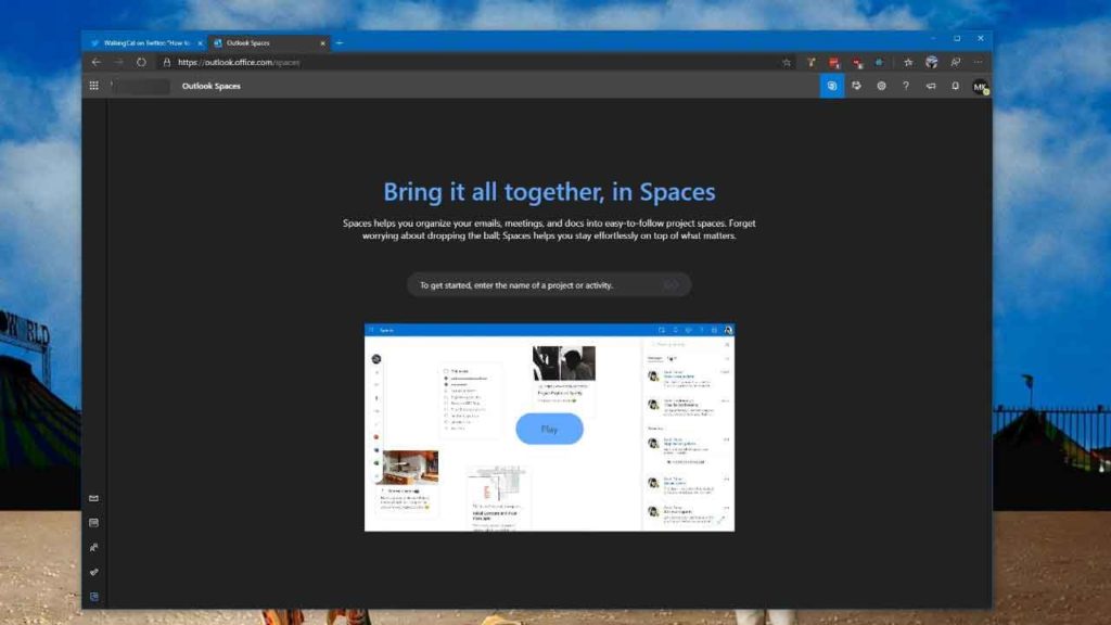 انتشار مایکروسافت Outlook Spaces برای کاربران عادی
