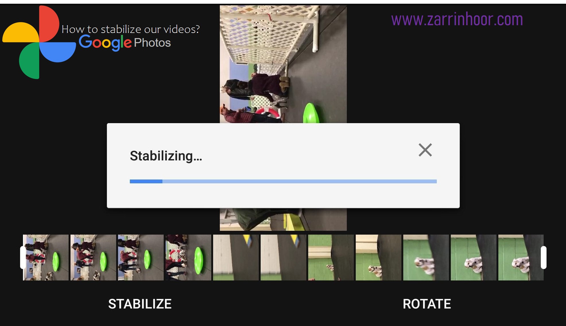 video stabilizing