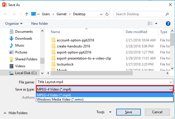 تبدیل پاورپوینت (PowerPoint) به ویدیو