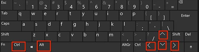 چرخاندن صفحه نمایش در ویندوز