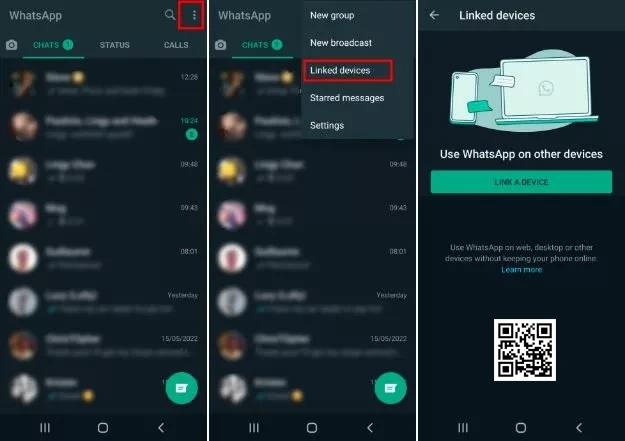 آموزش ورود به اکانت واتساپ در سیستم