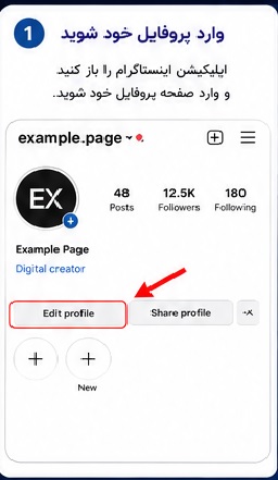 وارد پروفایل اینستاگرام شوید