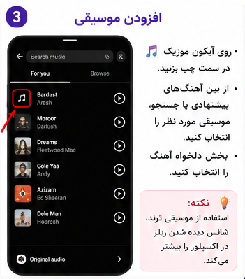 افزودن موسیقی