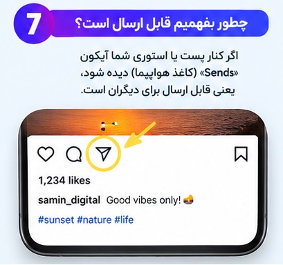 ارسال محتوا برای دیگران