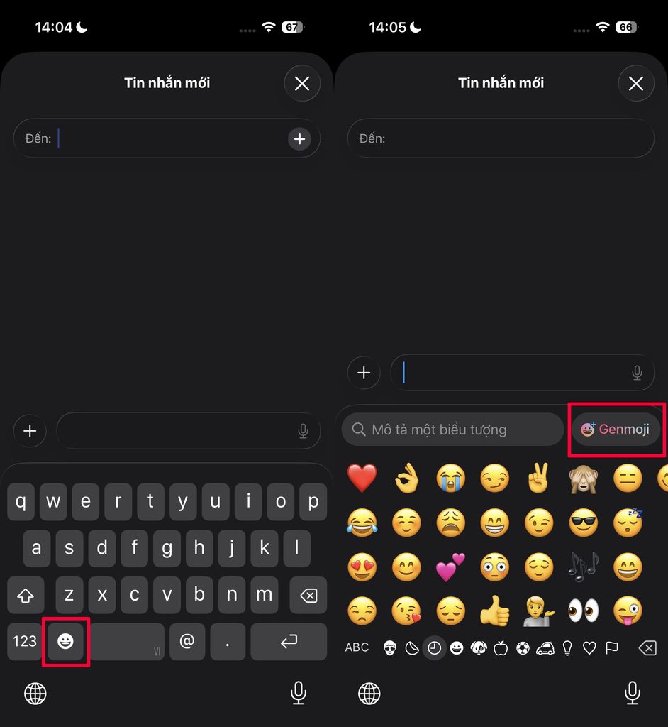 وارد صفحه Emoji شوید