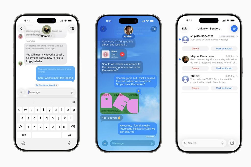 باز کردن Messages