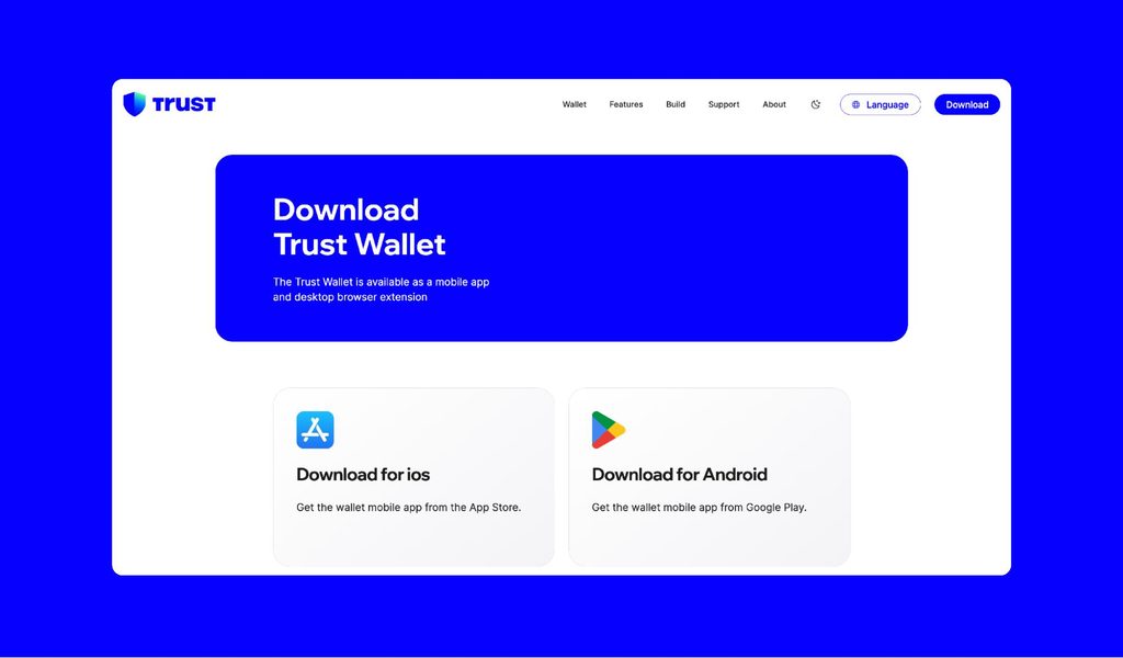 دانلود، نصب و راهاندازی Trust Wallet